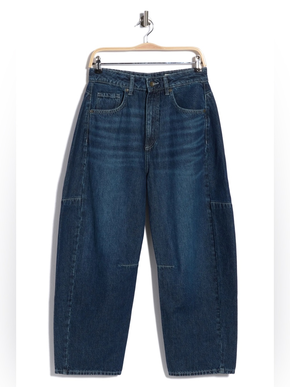 rag & bone Chase High Rise Crop Barrel Leg Jeans, size 30 - Picture 3 of 4
